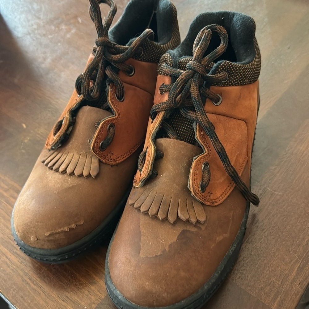 Roper Horse Shoes Brown Leather Size 7.5 MCA5762G - Picture 2 of 10